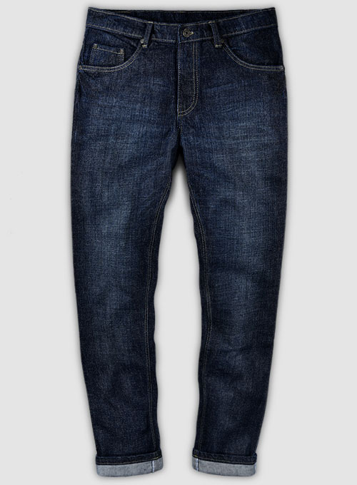 Italian Denim Hard Wash Whisker Jeans : Made To Measure Custom