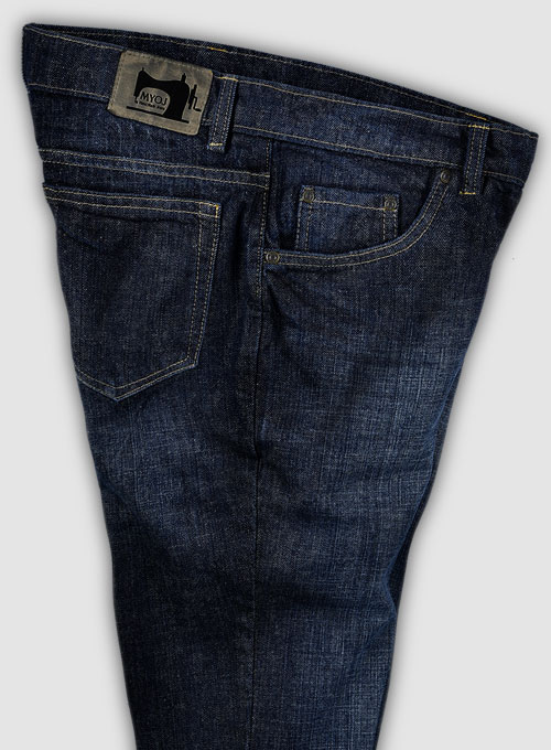 Italian Denim Hard Wash Whisker Jeans