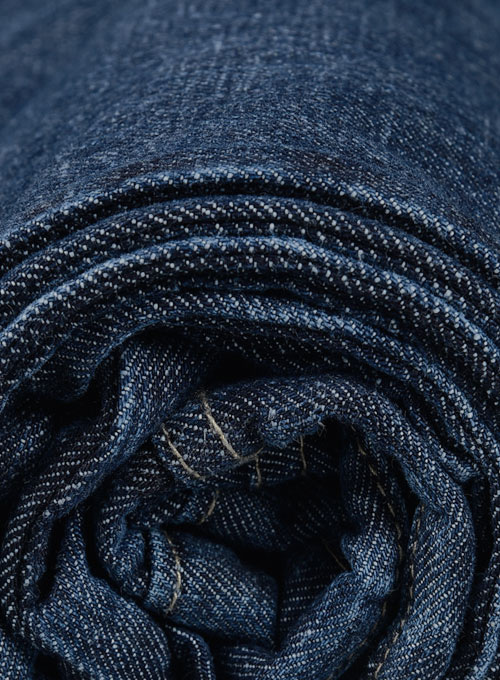 Italian Denim Indigo Wash Whisker Jeans