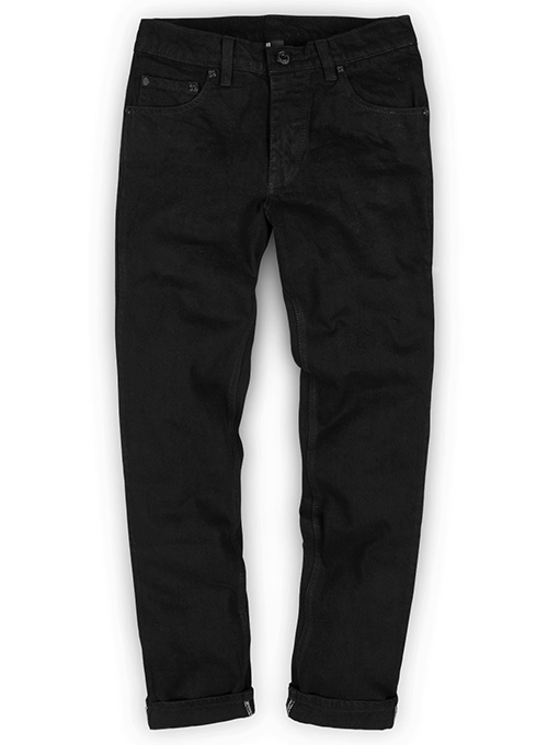 Jet Black Overdyed Jeans - 12oz Ring Denim - Look # 122 : Made To ...