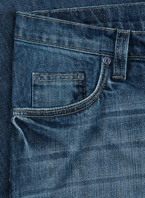 Jones Blue Stone Wash Whisker Jeans : Made To Measure Custom Jeans For ...