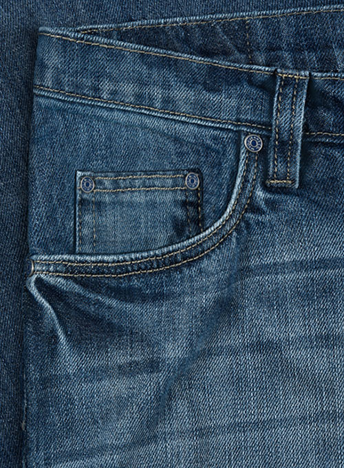 Jones Blue Stone Wash Whisker Jeans