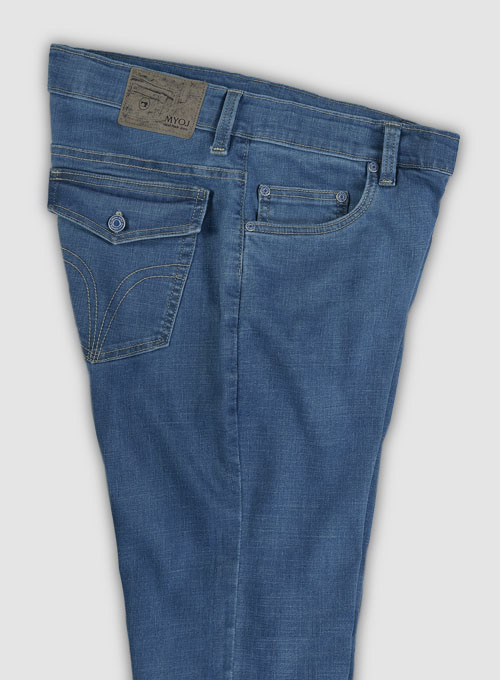 Jose Blue Stone Wash Stretch Jeans - Look #720 - Click Image to Close
