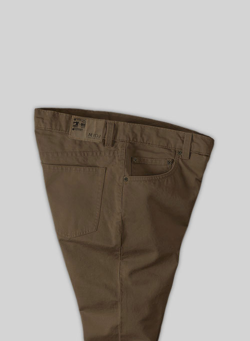 Kids Stretch Summer Brown Chino Jeans - Click Image to Close