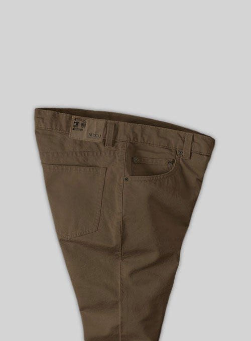 Kids Stretch Summer Brown Chino Jeans