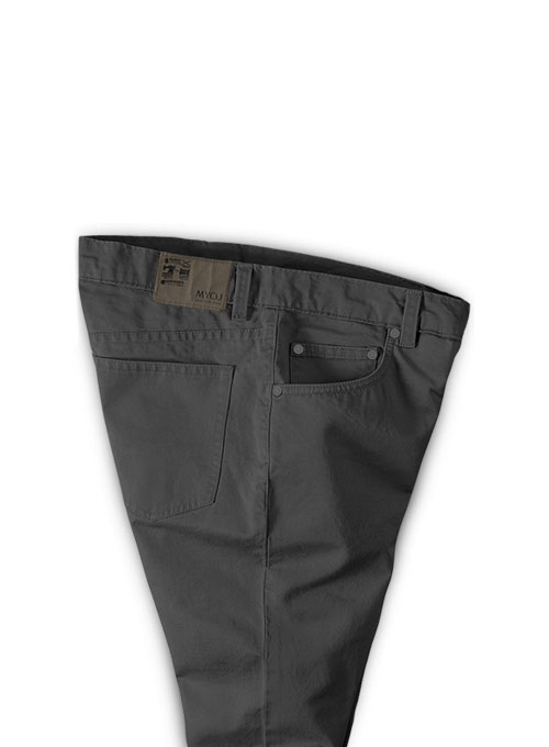 Kids Summer Weight Dark Gray Chino Jeans