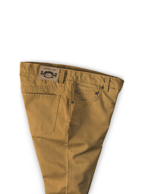 Kids Summer Weight Dark Khaki Chino Jeans