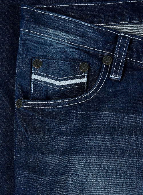 Kings Heavy Blue Treated Hard Wash jeans - Look # 101