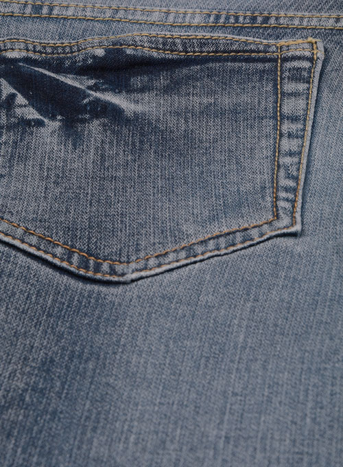 Knitted Jogger Denim Stretch Jeans - Desert Wash