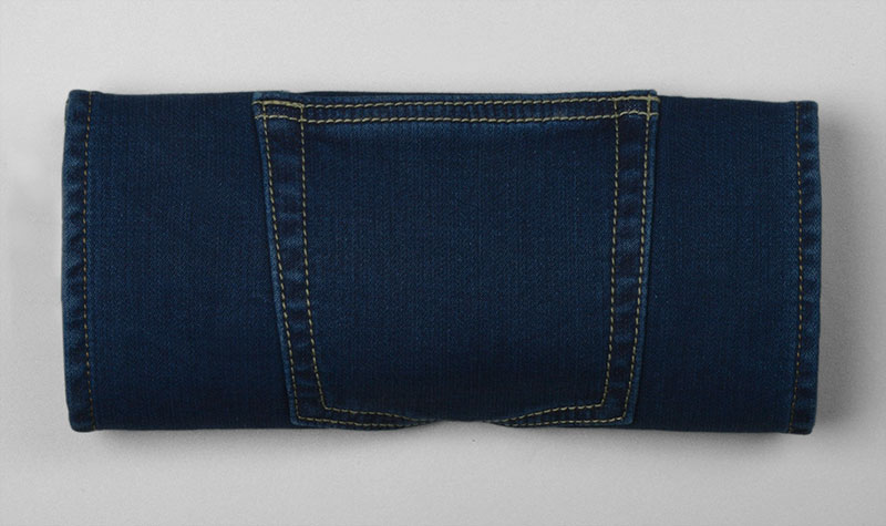 Knitted Jogger Denim Stretch Jeans - Denim - X