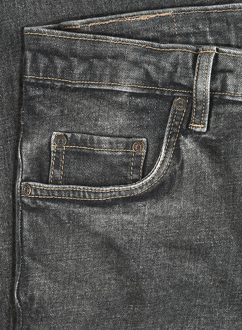 Logan Black Blast Wash Stretch Jeans