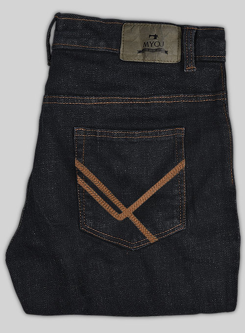 Logan Black Hard Wash Stretch Jeans - Look #572