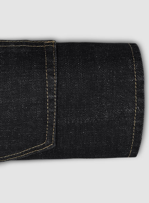Logan Black Denim-X Wash Stretch Jeans - Click Image to Close