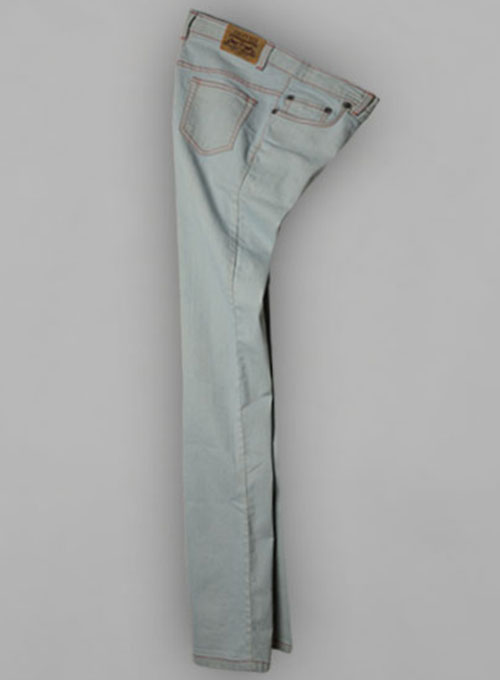 Light Sky Blue Stretch Denim Jeans - Look # 230