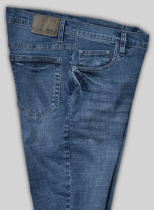 Marlin Blue Stone Wash Whisker Stretch Jeans