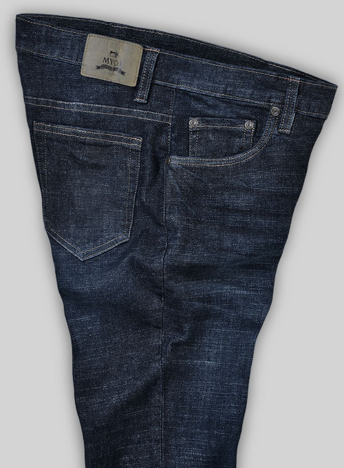 Marlin Blue Hard Wash Whisker Stretch Jeans