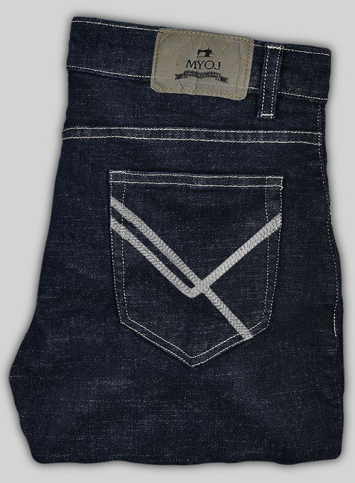 Marlin Blue Stretch Hard Wash Jeans - Look # 459