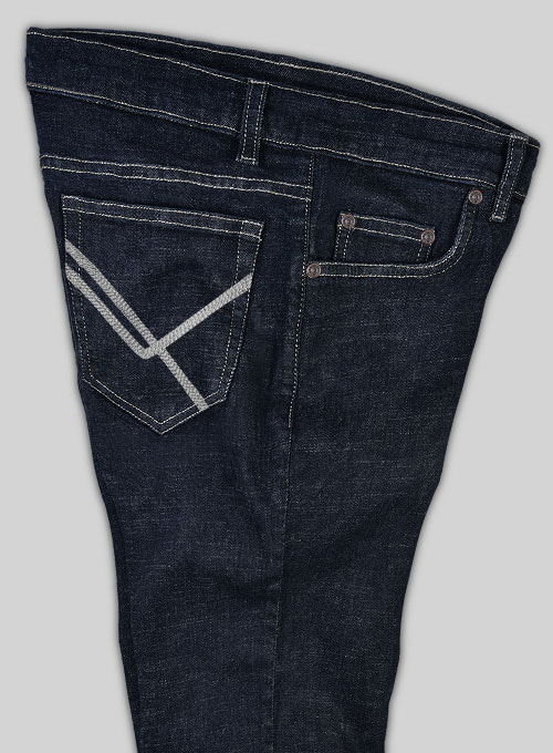 Marlin Blue Stretch Hard Wash Jeans - Look # 459 - Click Image to Close