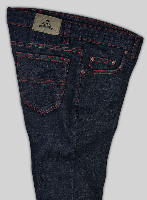 Marlin Blue Stretch Hard Wash Jeans - Look #654 - Click Image to Close