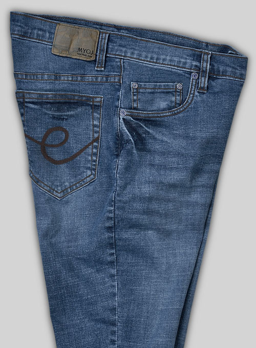 Marlin Blue Stretch Stone Wash Whisker Jeans - Look #522 - Click Image to Close