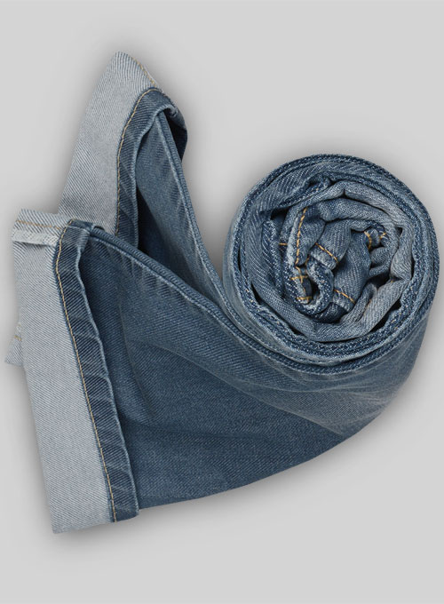 Melange Luxurious Deep Dark Blue Jeans - Ice Wash