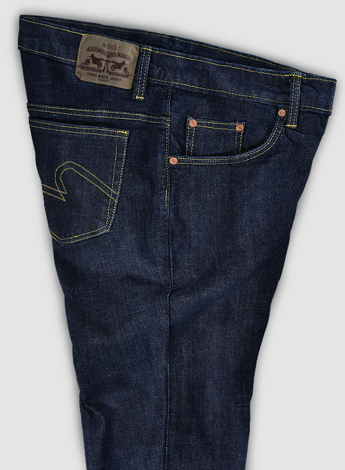 Miami Blue Hard Wash Stretch Jeans - Look #333 - Click Image to Close