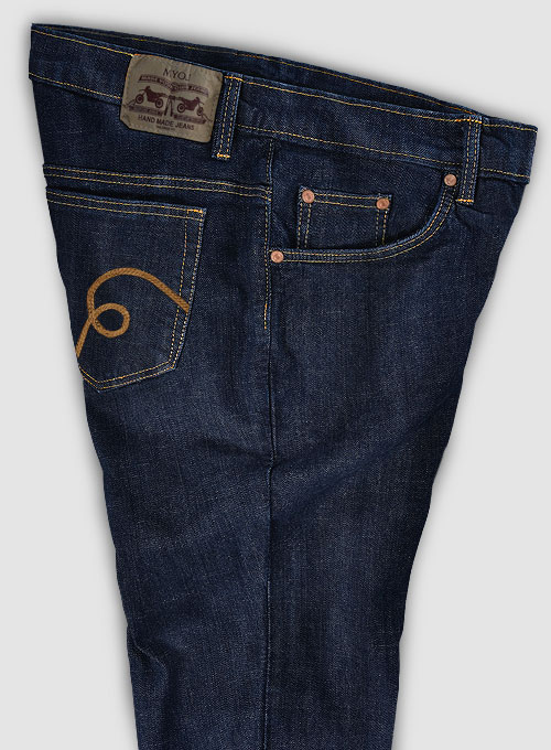 Miami Blue Hard Wash Stretch Jeans - Look #334 - Click Image to Close
