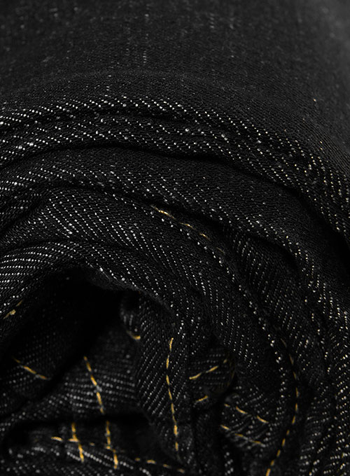 Miami Black Hard Wash Stretch Jeans - Click Image to Close