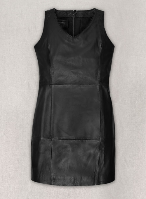 Modern Leather Dress - # 750 - Click Image to Close