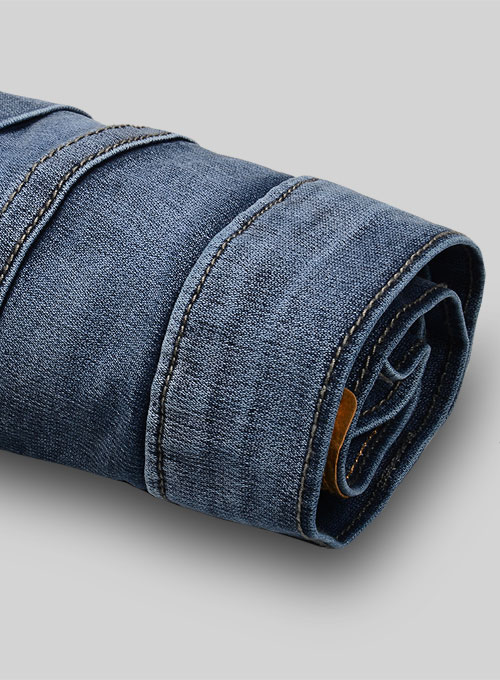 Morris Blue  Vintage Wash Stretch Jeans - Look #351
