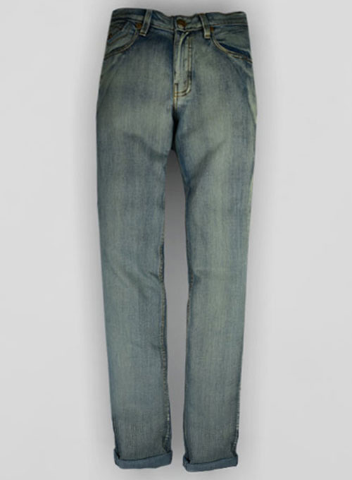 Mud Blue Vintage Wash Jeans - Look # 128 : Made To Measure Custom Jeans For  Men & Women, MakeYourOwnJeans®