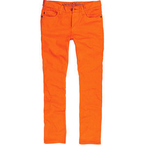 Bright Orange Jeans