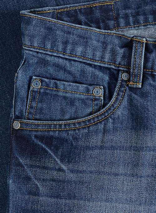 Orlando Blue Indigo Wash Whisker Jeans