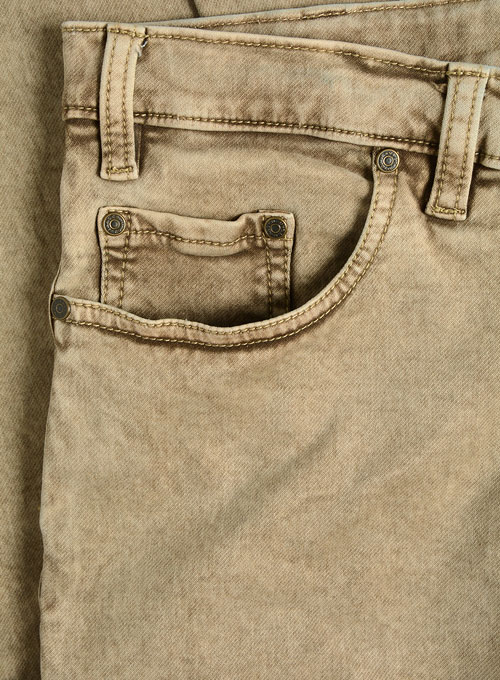 Porter Tan Stretch Jeans - Blast Wash