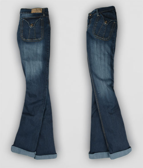 POSH Stretch Scrap Washed Jeans  - Look #305
