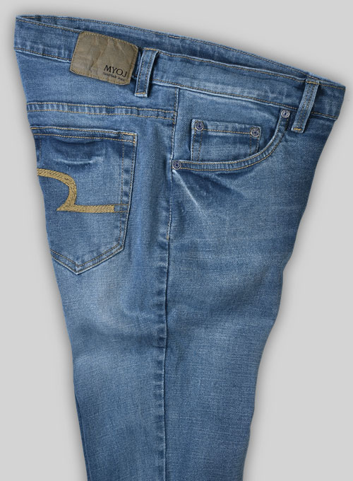 Pussy Cat Stone Wash Whisker Stretch Jeans - Look #566 - Click Image to Close