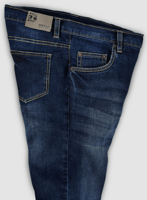 Pussy Cat Indigo Wash Whisker Stretch Jeans