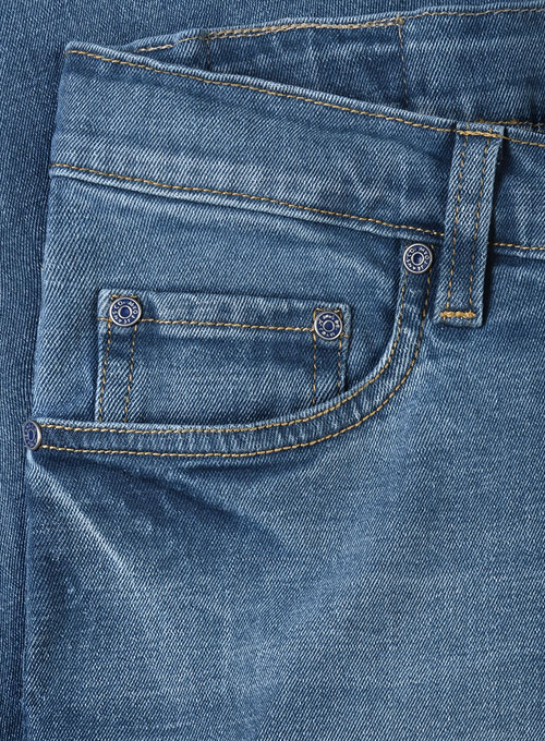 Pussy Cat Stone Wash Whisker Stretch Jeans