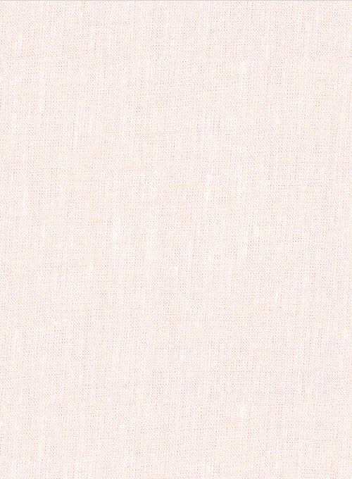 Roman Light Pink Linen Shirt - Full Sleeves