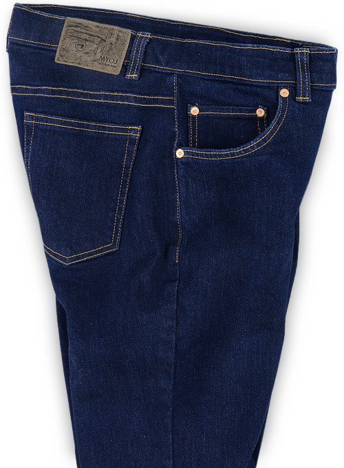 Rover Blue Stretch Jeans - Hard Wash