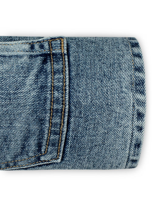 Rover Blue Stretch Jeans - Blast Wash