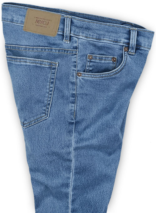 Second Skin Stretch Jeans - Light Blue