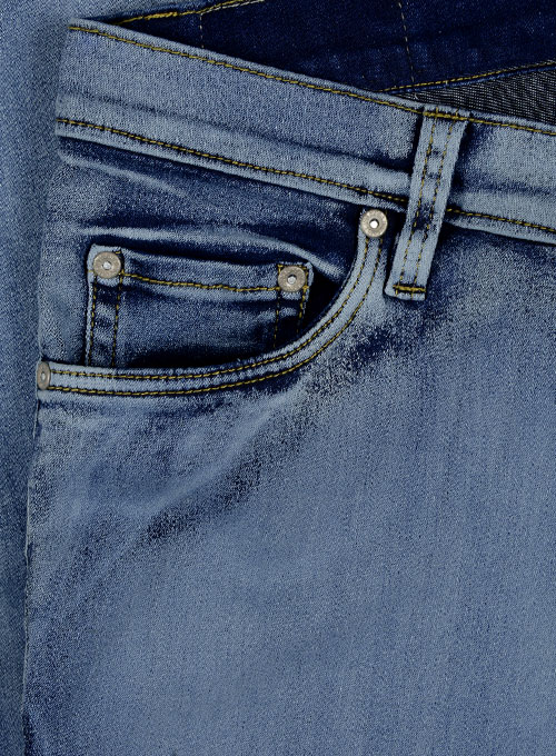 Second Skin Vintage Wash Stretch Jeans - Look #654