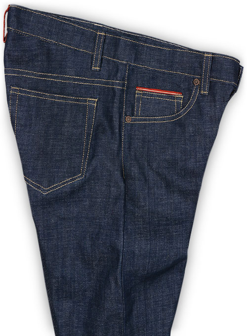 Selvedge Denim Jeans - Raw Unwashed - Click Image to Close