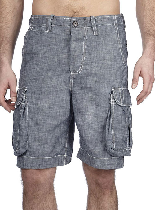 Denim combat hot sale shorts mens