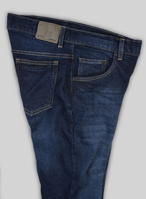 Slight Stretch Hard Wash Whisker Jeans : Made To Measure Custom