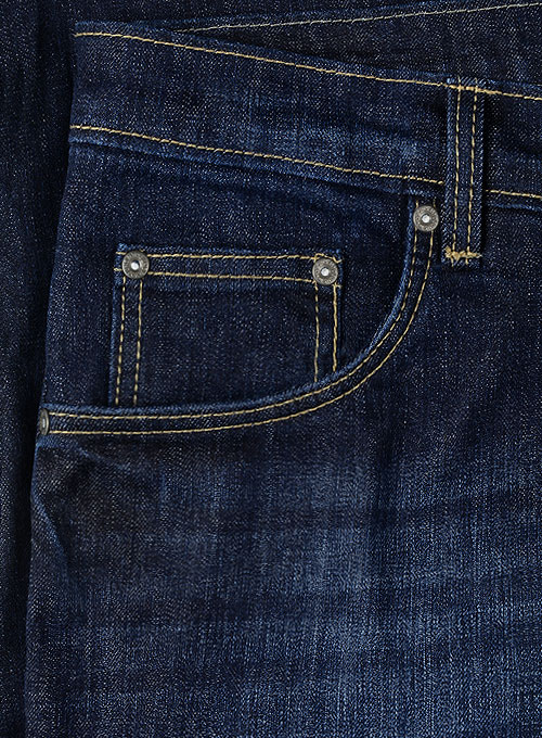 Slight Stretch Hard Wash Whisker Jeans - Click Image to Close