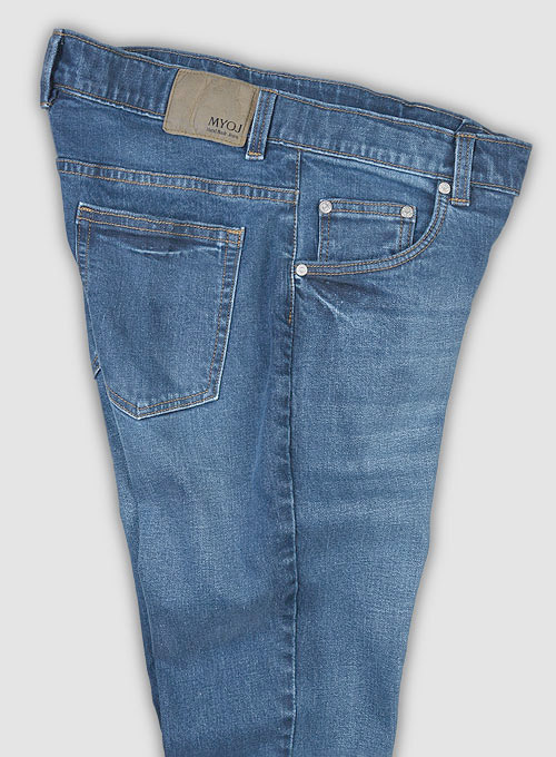 Slight Stretch Stone Wash Whisker Jeans