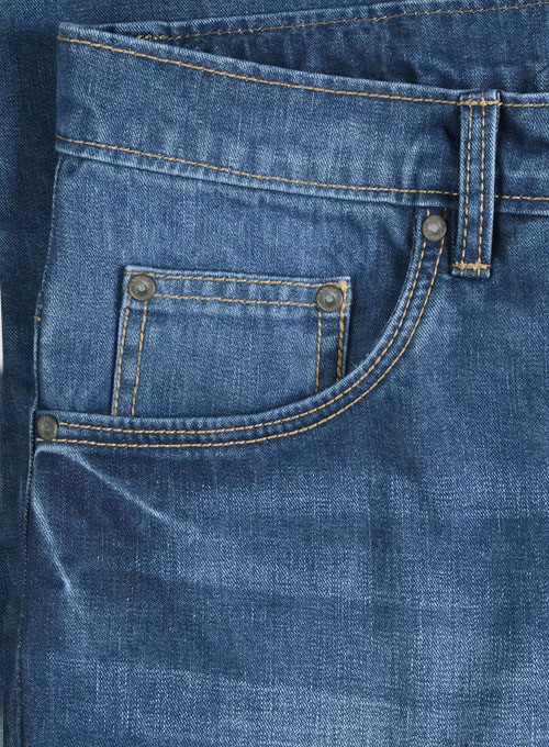 Storm Blue Stone Wash Whisker Jeans
