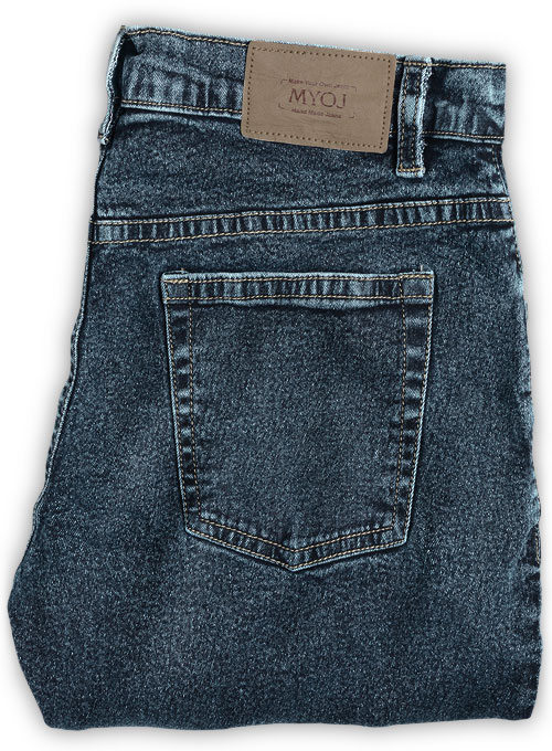 Super Stretch Classic Blue Jeans - Blast Wash